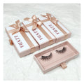 Customized Packaging Fan Eyelashes 3D Natural Lashes Wholesale Strip Eyelashes False Lashes