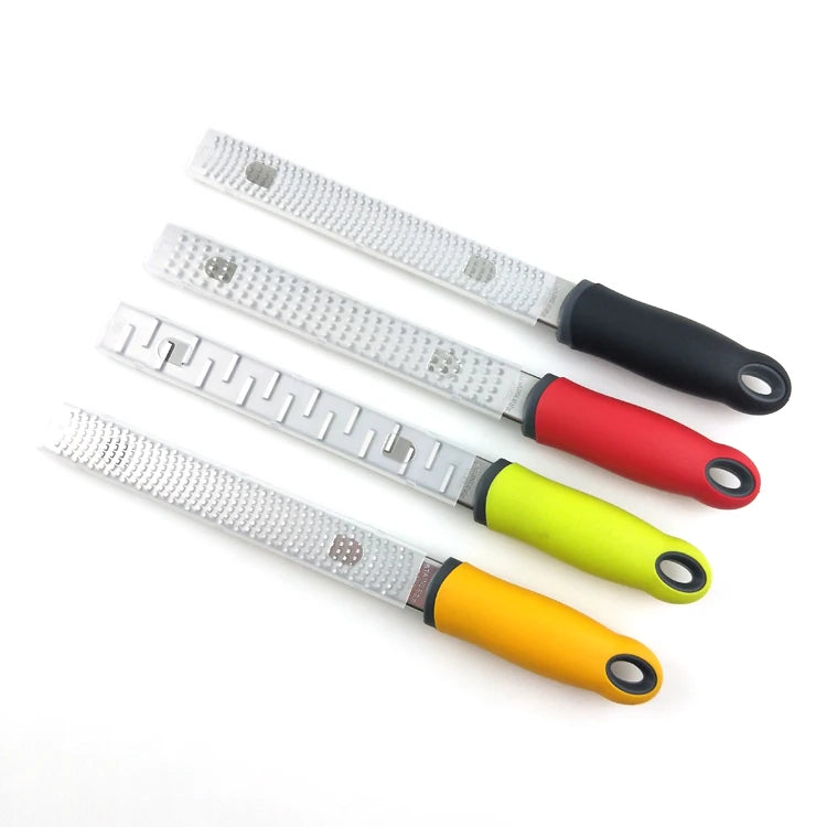 Colorful Handle and Multi Blades Professional Stainless Vegetable and Food Grater
