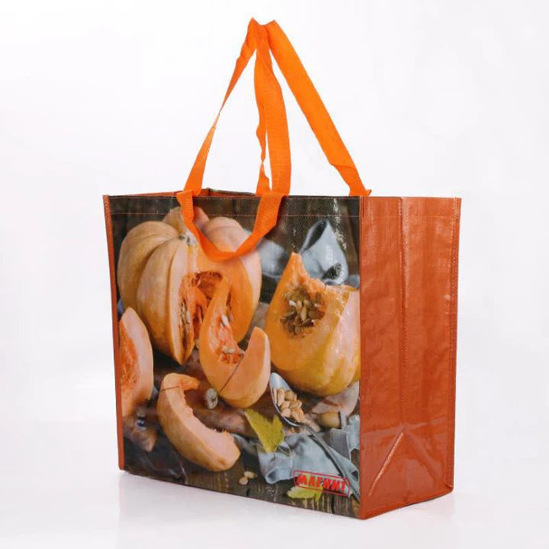 High Quality Custom Design Reusable Tote Bag China Suppliers Polypropylene Pp Woven Fabric Laminated Shopping Bag With Logo