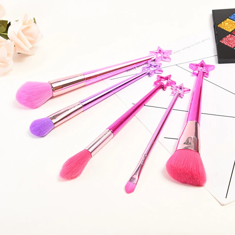 Personal Care Beauty Makeup Tools Black Brush Cosmetic Brush Set