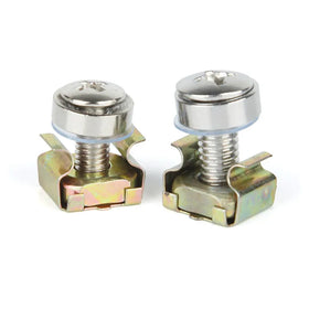 Round Pan Phillips Nickel Carbon Steel Set Mount Rack Screw with Cage Nut