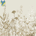 YKEAX 303 Modern 3D Floral Flowers Design Digital Printing Mural Wallpaper Luxury Fabric Walls Waterproof Soundproof Office Use