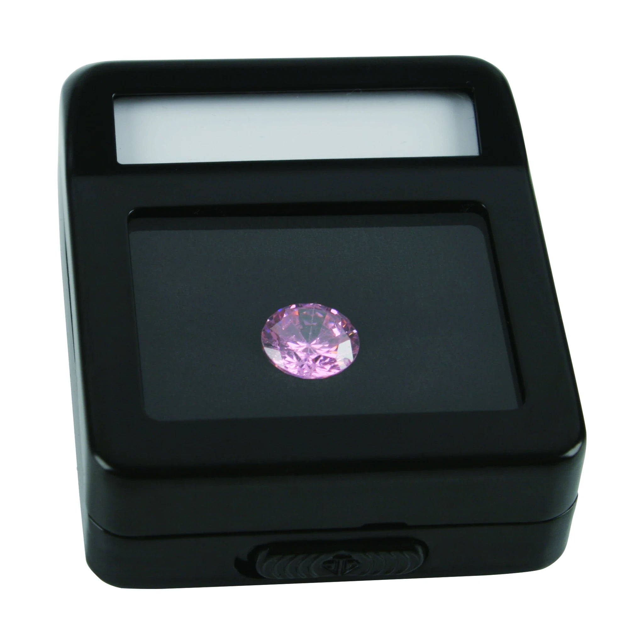 GemTrue Wholesale Metal Gemstone Jewelry Box Storage Case Diamond Display Box With Logo Plate DK21671