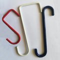 Heavy Duty S Shaped Black Coating Stainless Steel Spring Hook For Hanging Clothes
