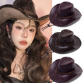 WD-A890  Wholesale Leather Cowboy Western Hat Cowboy Cowgirl Adult Hats
