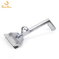 Heavy Duty Outdoor Grill Scrapers Casting Aluminum Commercial Griddle Scraper with 5 Blades and Small Slant Edge Grill Scraper