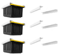 Overhead Storage Bins Rack Adjustable Garage Container Storage Organization System