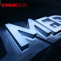 For Slim Acrylic LED Sign Outdoor Advertising Business 3D Logo Letter IP65 Small Light Shopping Mall Store Companies SDK