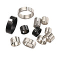 Factory Direct Round 304 Stainless Bushing with Retaining Clip Nickel Plated Precision ID OD Tolerance OEM ODM Supply