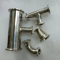 Stainless Steel Aluminum 6061 KF10 KF16 KF25 KF40 KF50 Flange 90 Degree Elbow