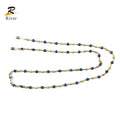 Luxury Colorful Beads Metal Eyeglass Rope Sunglasses Lanyard Holder Eyewear Chains