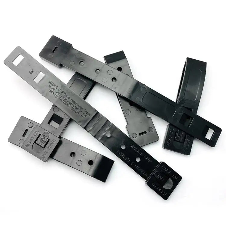 Durable Tactical Mo Lle System Malice Straps Clip Short 3 Inch MOLLE Kydex OTW Clips Black