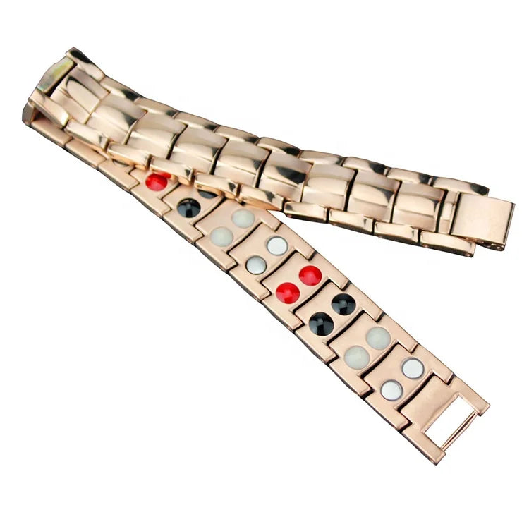 Magnetic Titanium Jewelry Charm Bracelet for Blood Pressure Control Fashion Health Energy Product