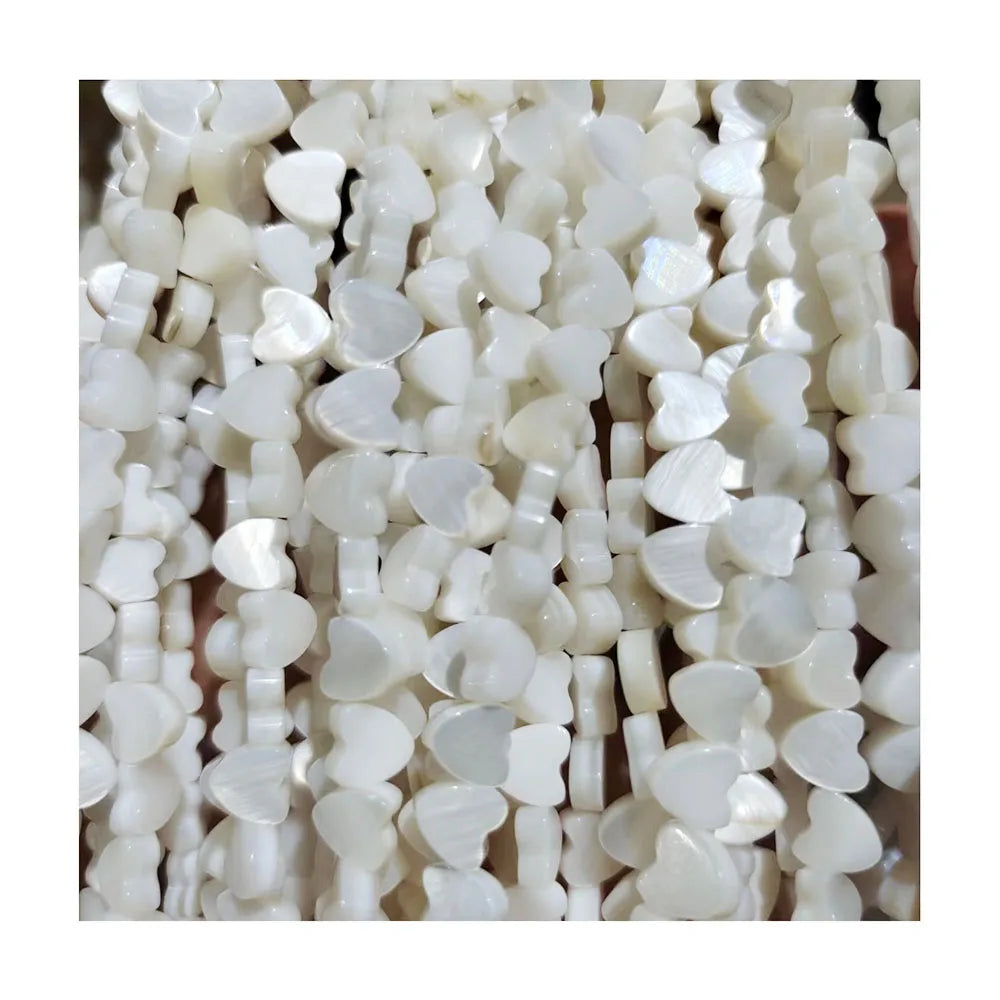 Wholesale Price 38 cm Heart Shell Beads 8/10/12 mm Star Nature Pearl Strand for DIY Jewelry Making Bone & Coral Beads