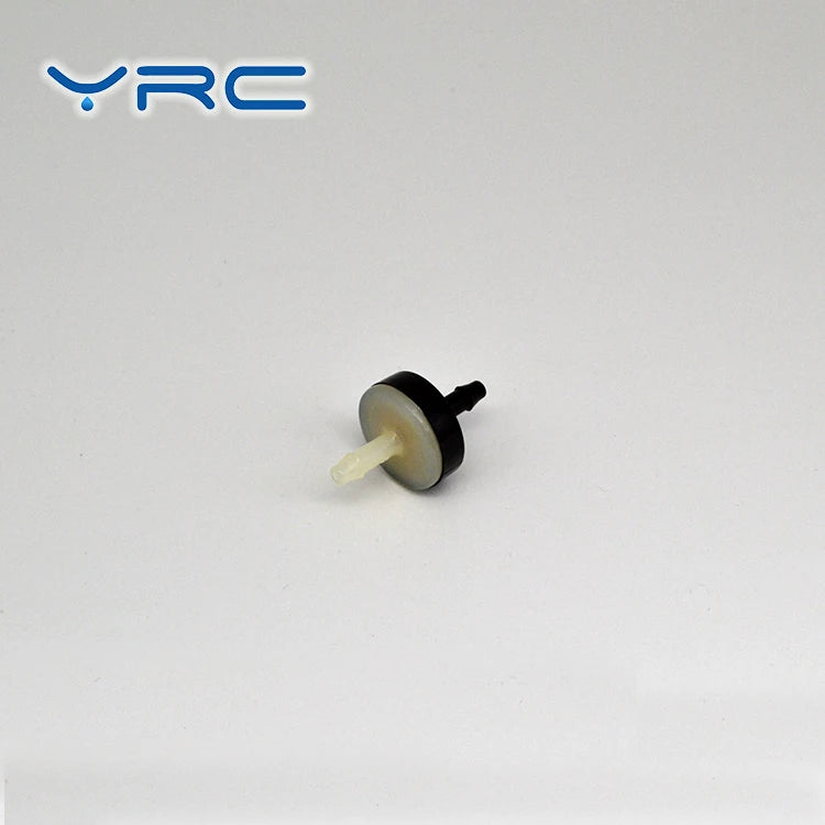 YRC 1/8" Nylon Anti Return Check Valve for Water Zero Pressure Hydraulic Powered Long Hose Barb Connection