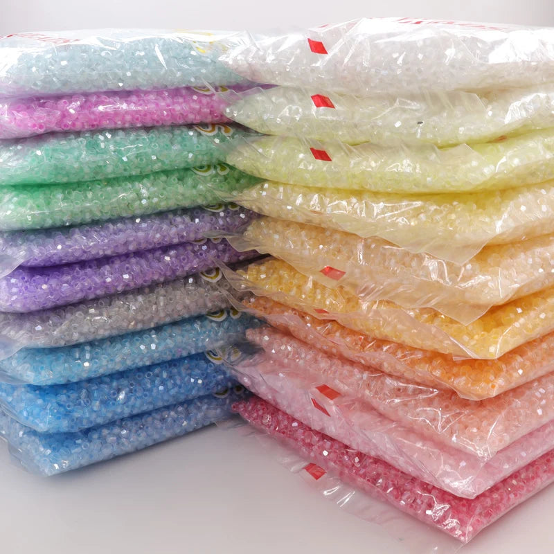New Fashion 4mm Multicolor Glass Bicone Beads for Bracelet Diy  450g Loose Crystal Bicone Beads for Jewelry Making