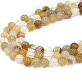 Wholesale Natural Citrine Gemstone Beads 4/6/8/10/12mm Stone Beads for Bracelet and Necklace