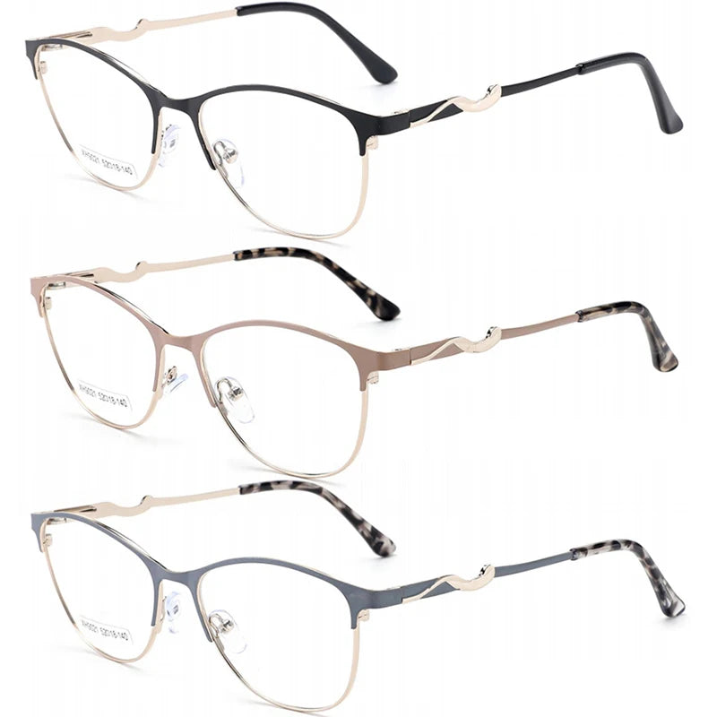 Cat Eye Metal Prescription 2023 Newest Fashionable Glasses Optical Frames Women Men Eye Frames Optical