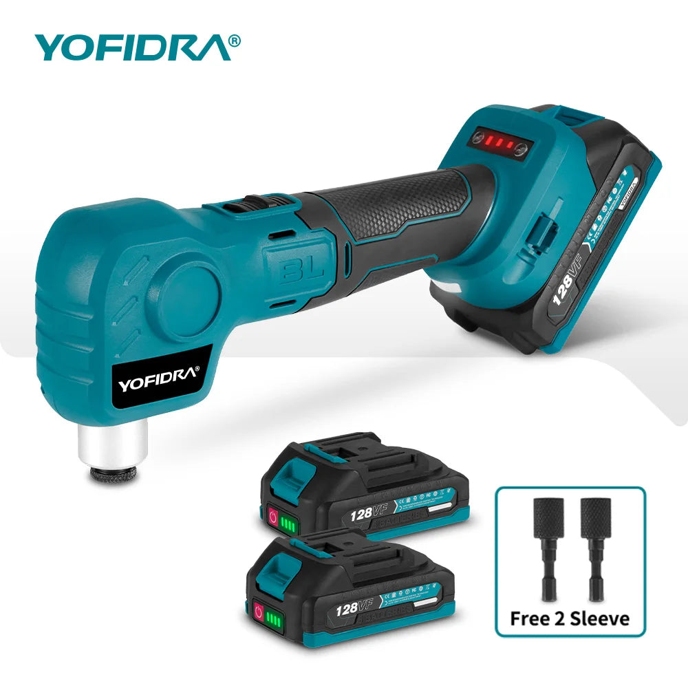 Yofidra Cordless Brushless Electric Screwdriver 3 Gear 20V Magnetic Handle Portable Power Drill Screwdriver With LED Light
