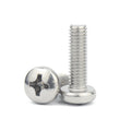 304 Stainless Steel DIN7985 Phillips Pan Head Machine Screws Mushroom Cross Head Screw M2-M12 Factory Wholesale
