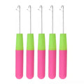 Wholesale Plastic Handle Hair Braids Weaving Needle Synthetic Braids Hair Extension Crochet Hook Dreadlock Needle