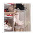 Sneaker Boots Handbag Display Case Shoe Storage Boxes Clear Stackable Acrylic Injection PET Rectangle Shoe Organizer