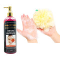 Gluta Terminal White Tomato Strong Whitening Body Shower Gel Whitening Fruits with Glutathio Smoother& Healthier Skin Shower Gel