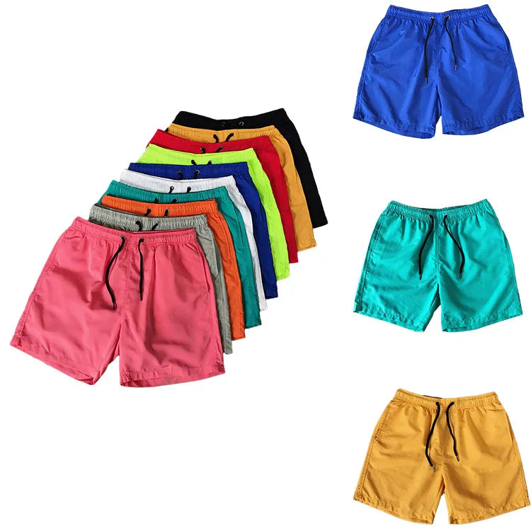 Manufacturer Quick Dry Breathable Unbranded Swim Beach Sport Surf Quality Mens Blank Summer Custom Print Shorts for Men