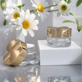 Luxury Cosmetic Cream Jars with Golden Lids Plastic Container for Skin Care Face & Eye Cream Moisturizer