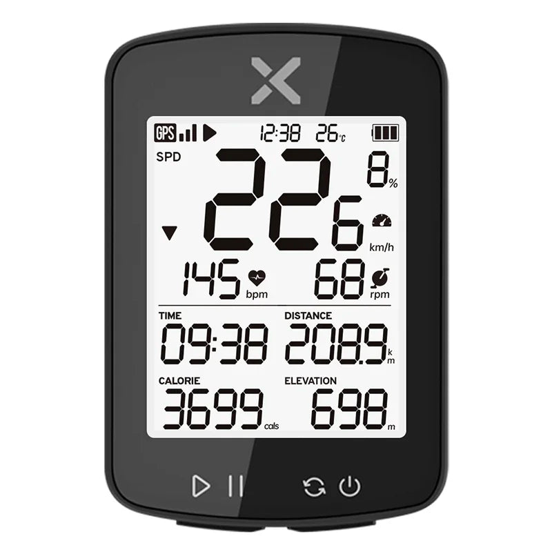 XOSS G2 Plus Road Bicycle Stopwatch Wireless GPS E-bike MTB Bike Cycle Odometer Lcd Screen Digital Speedometer Bicycle Computer