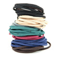 25pcs/Set Girls Colorful Nylon Elastic Hair Bands Ponytail Holder Scrunchie Hair Accessories