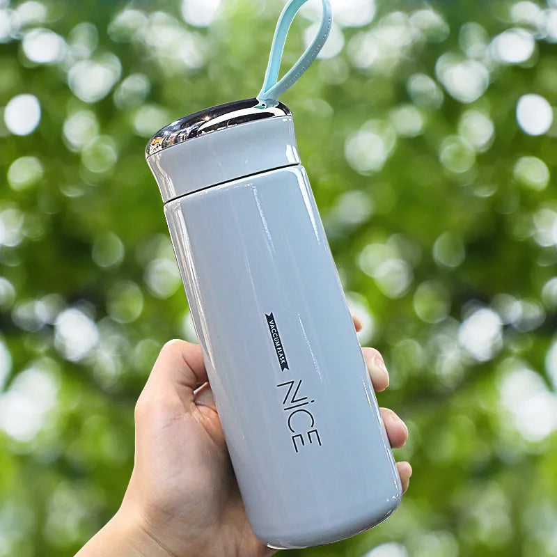 New Nice Glass Liner Creative Water Bottle Simple Department Store Student Bottle Advertising Gift
