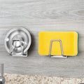 Kitchen Stainless Steel Sink Sponges Holder Self Adhesive Drain Drying Rack Kitchen Hooks Wall Accessories Organizer Storage