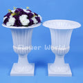 Roman Style Garden Plastic Large Urn Flower Pots Planter White/Gold 5 Year Life Wholesale
