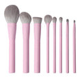 Professional ABS Makeup Brush Set with Luxury Pink and Red Marble Handles Synthetic Hair for Face Private Label