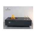 Coling Factory GRC/CFRC Concrete Gas Firepit Rectangle Modern Patio Furniture Villa Suitable Propane/Natural Gas 65000 BTUs