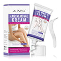 ALIVER Private Label Sensitive Skin Smooth Aloe Vera Natural Organic Body Armpit Legs Women Men's Hair Removal Cream