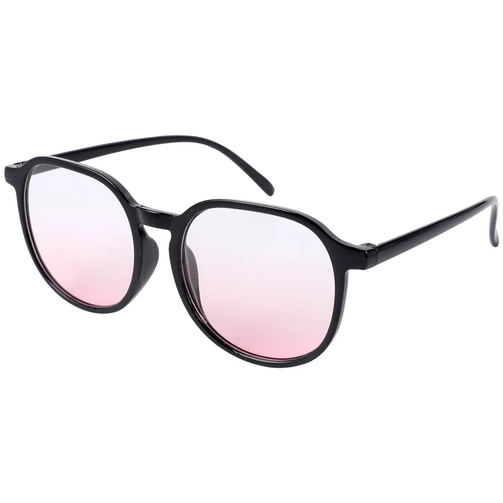 2023 New Fashionable Computer Radiation and Blue Light Protection Eyes Flat Eyeglass Frame Cute Big Frame Factory Stock