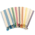 Luxury Striped Hammam Towels - 100% Premium Turkish Cotton Ultra Absorbent & Quick-Dry for Beach Spa & Gym