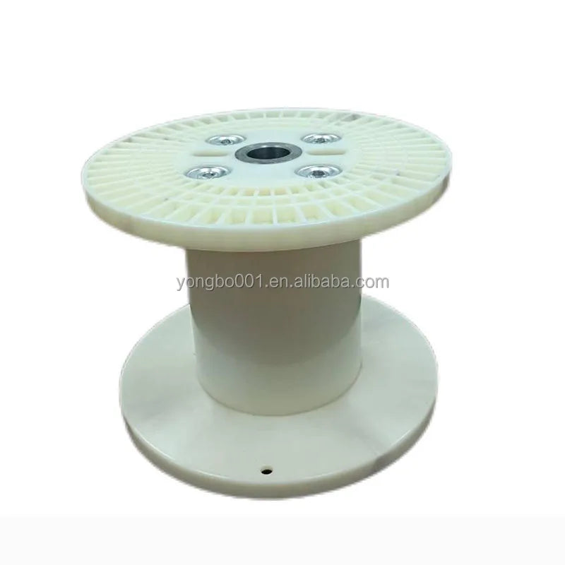 PN 250 Eco-Friendly White Industrial Spool Reel ABS Material Cable Drum Copper Wire Pay-Off Take-Up Storage Plastic Bobbin 250mm