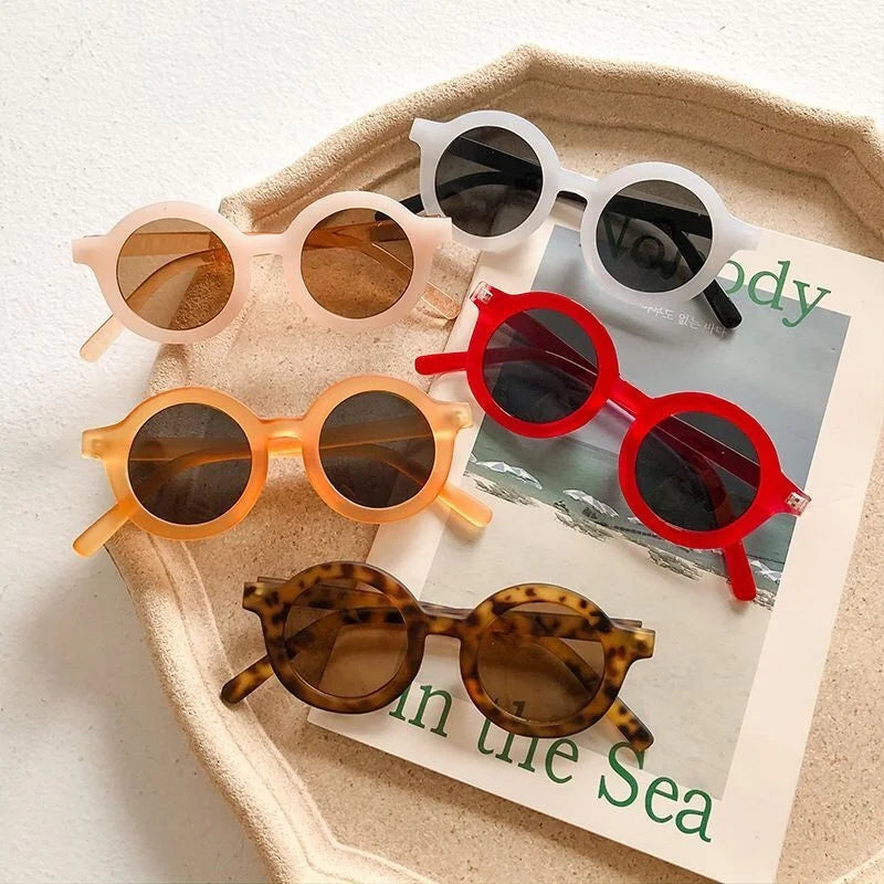 2020 New 80s and 90s Retro Round Unisex Vintage Sun Glasses Kids Tortoise Sunglasses MegaBDM