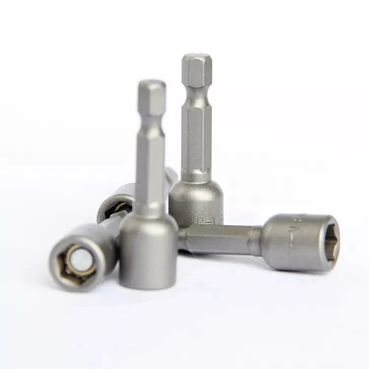 DZ H8 48mm Short Socket Drive Nut Setter Industrial/DIY Magnetic Screwdriver Bit Steel Handle Customized OEM Support Made CRV
