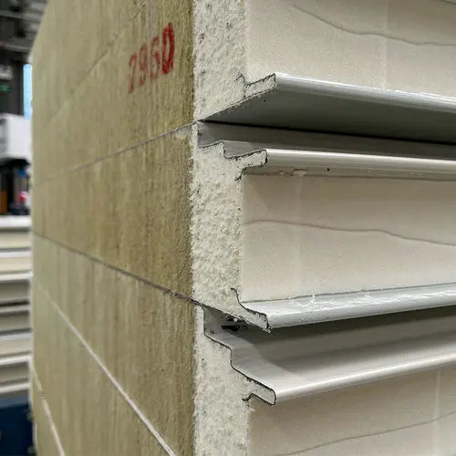 High-Density Rock Wool Panel Fireproof and Hot Sale for Workshops Low Price Insulation Rock Wool Sandwich Panel
