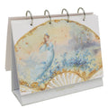 Custom Size Flip Monthly Desk Calendar Wholesale Personalized Design Printing Paper Table 2025 Calendar Printing
