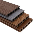 SONSILL Modern Waterproof Wood Plastic Composite Deck Environmentally Friendly Durable 3D Outdoor WPC Decking Panels Anti-slip