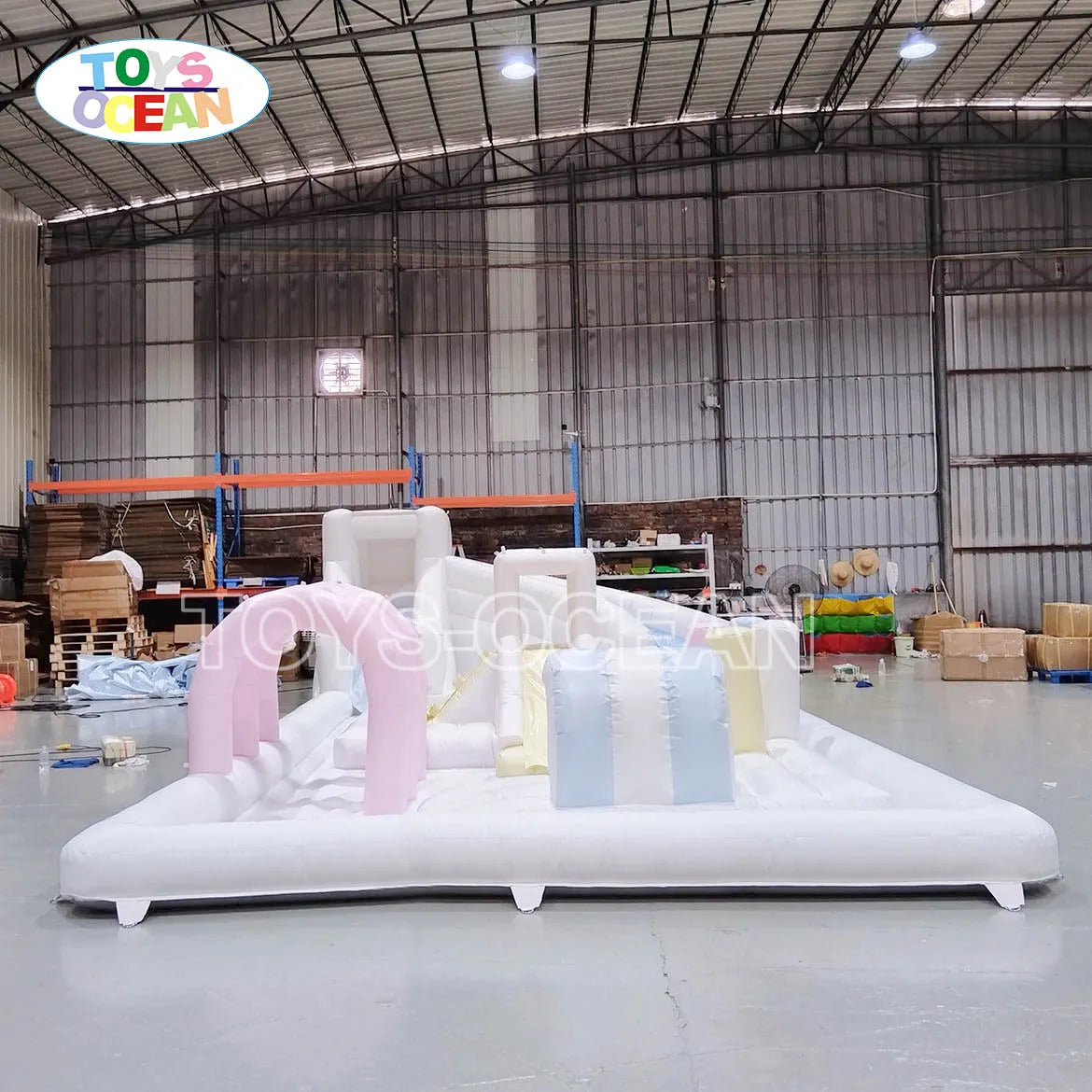 Customized Multifunctional Playground Inflatable Water Park Kids Soft Play Equipment Ball Pit Bounce Slide