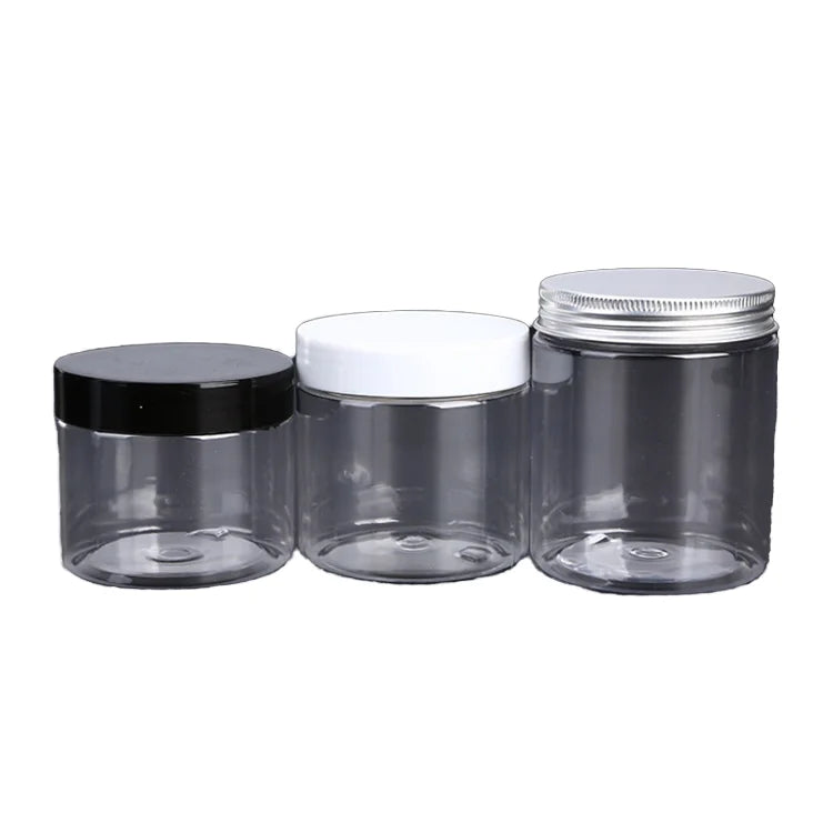 Betterlife Wholesale Transparent Empty PET Plastic Cans Bottles Different Capacities Air-Tight Food Jars for Snack Cookie Candy