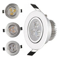3W  LED Recessed Ceiling Down Light Cool Warm Natural White Lamp AC 220V 230V +Driver Downlight Spotlight for Home Hotel