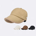Winter Cashmere Lining Warm Cap With Large Brim Suitable for All Faces Fashionable Bucket Hat Adjustable Warm Fisherman Hat