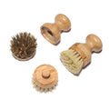 Replaceable Brush Head Bamboo Palm Sisal Dish Brush Dishes Scrub Brush for Dishes Pot Pans